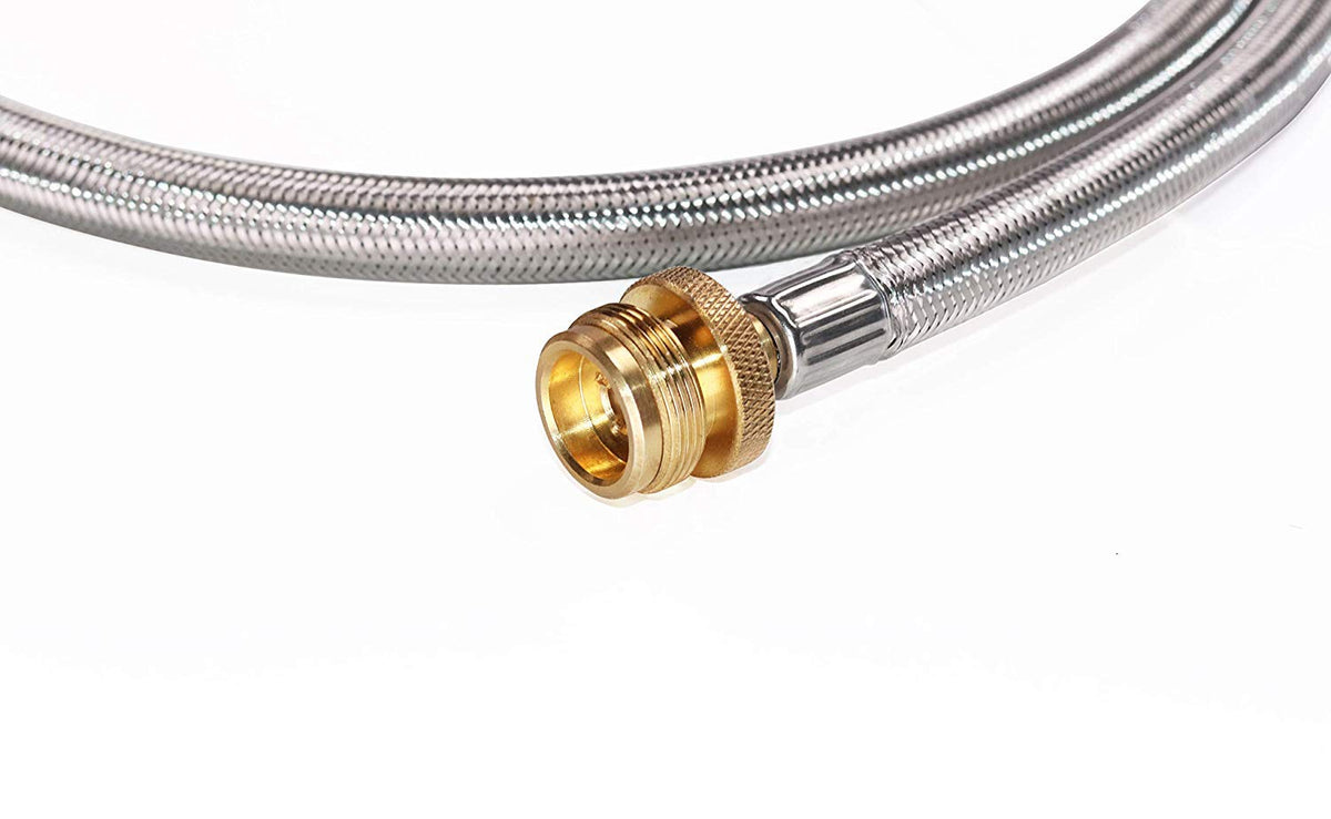 Adapter Hose 1 lb to 20 lb Converter SS Braided line for propane - Free Shipping