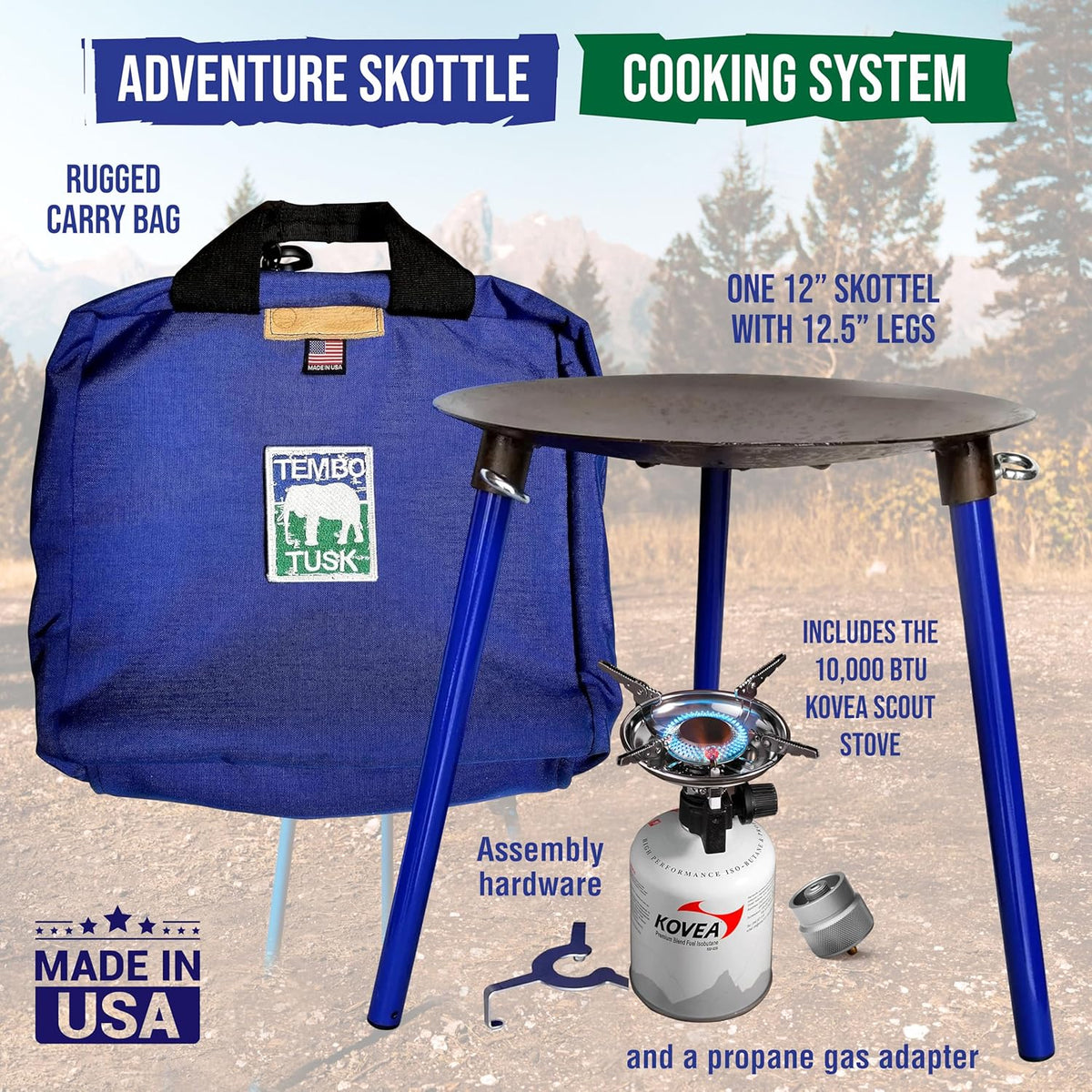 Adventure Skottle Grill Kit