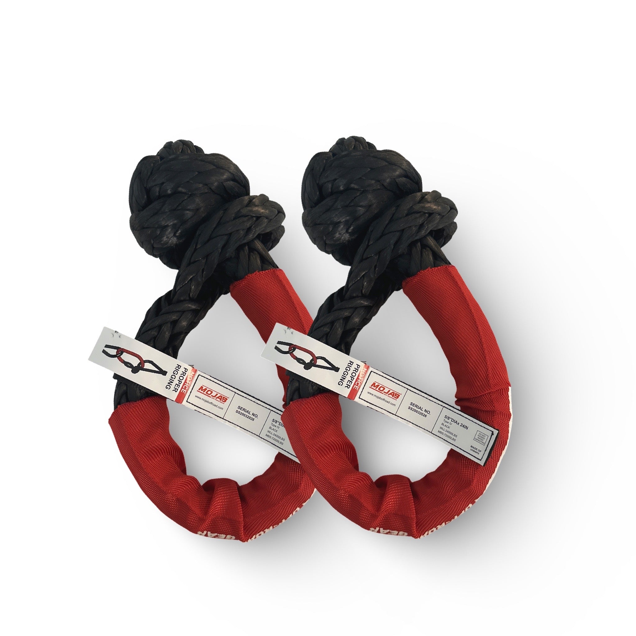 4xSolar - 5/8” x 24” Extreme Duty Soft Shackle
(set of 2 shackles) (Lifetime warranty) - Off-Grid & Overland Power