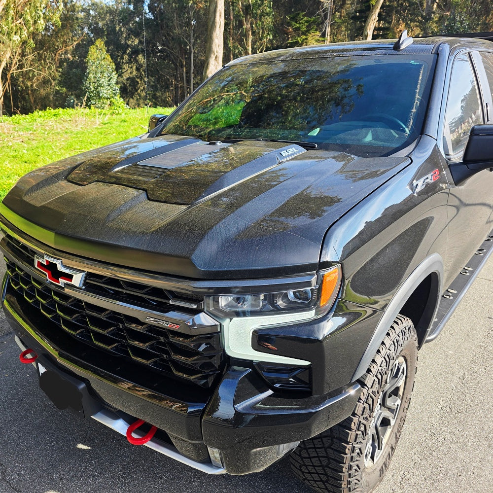 Chevrolet Silverado 1500 ZR2 (2022-2025) Lensun 45W Hood Solar Panel