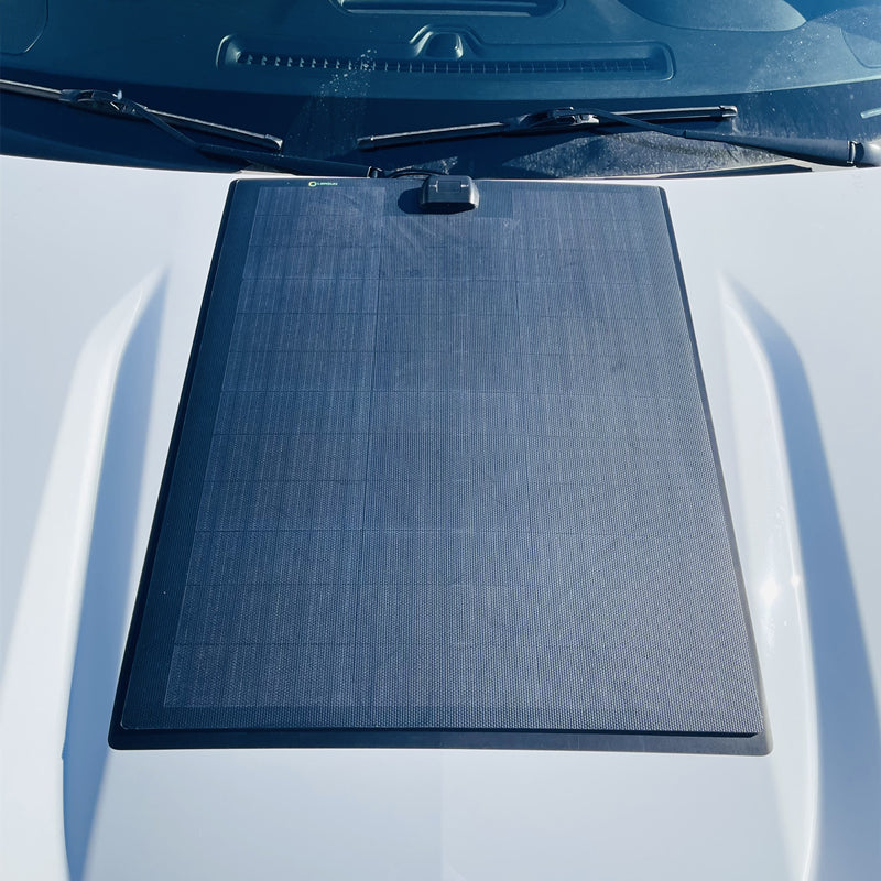 Chevrolet Silverado 1500 4th Gen(2019-Present) Lensun 60W Hood Solar Panel