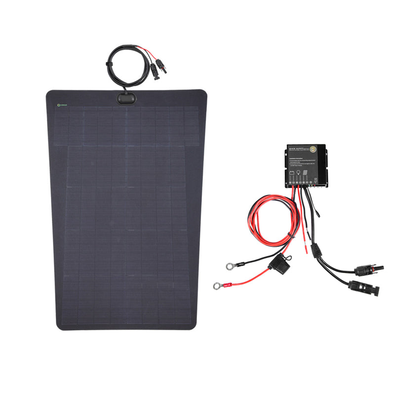 Chevrolet Silverado 2500HD (2007-2014) Lensun 75W Hood Solar Panel