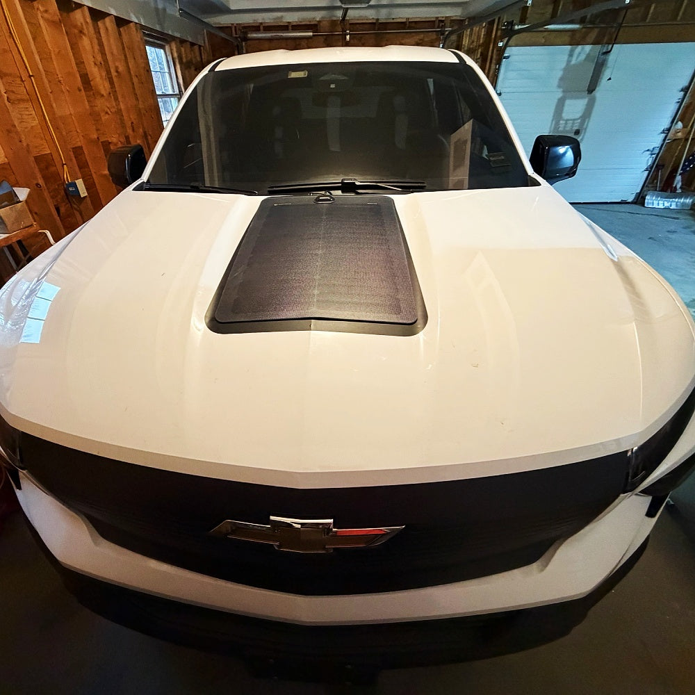 Chevrolet Silverado EV truck (2023-Present) Lensun 60W Hood Solar Panel