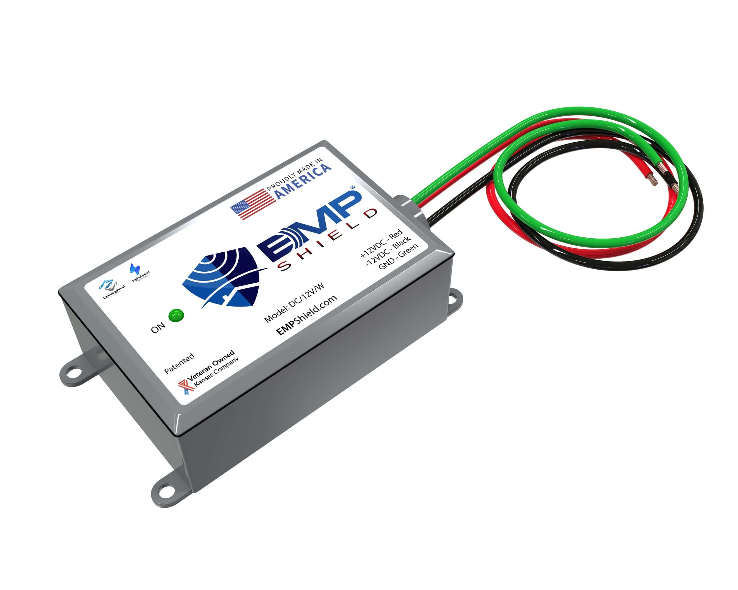 EMP Shield — Vehicle EMP & Lightning Protection (DC-12V-W)