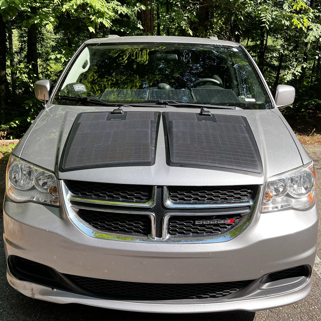 Dodge Grand Caravan 4th Gen (2008-2020) Lensun 100W Hood Solar Panel