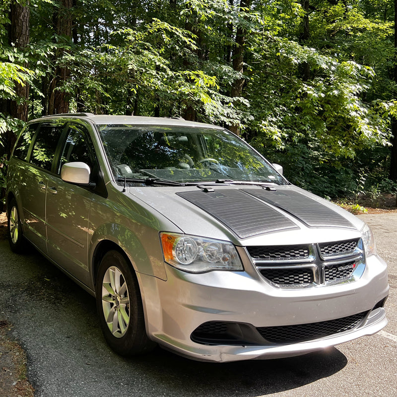 Dodge Grand Caravan 4th Gen (2008-2020) Lensun 100W Hood Solar Panel