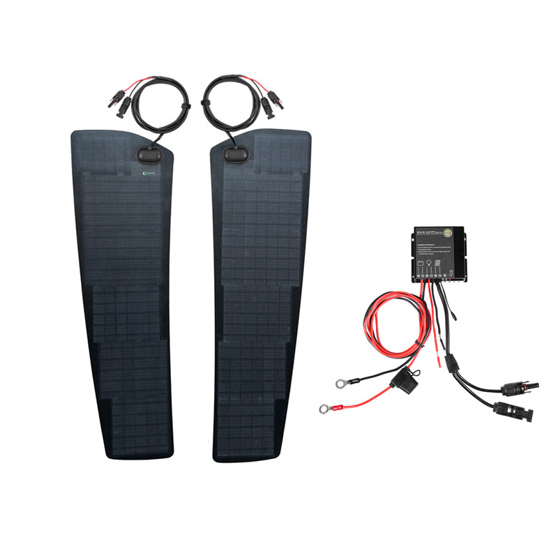Ram 1500 4th Gen (2009-2018) Lensun 70W Hood Flexible Solar Panel