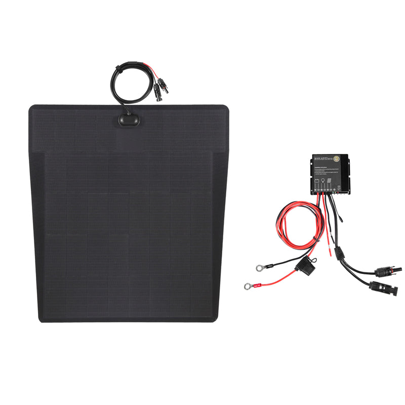 Ram HD 2500 3500 5th Gen (2019 to Present) Lensun 100W Hood Solar Panel