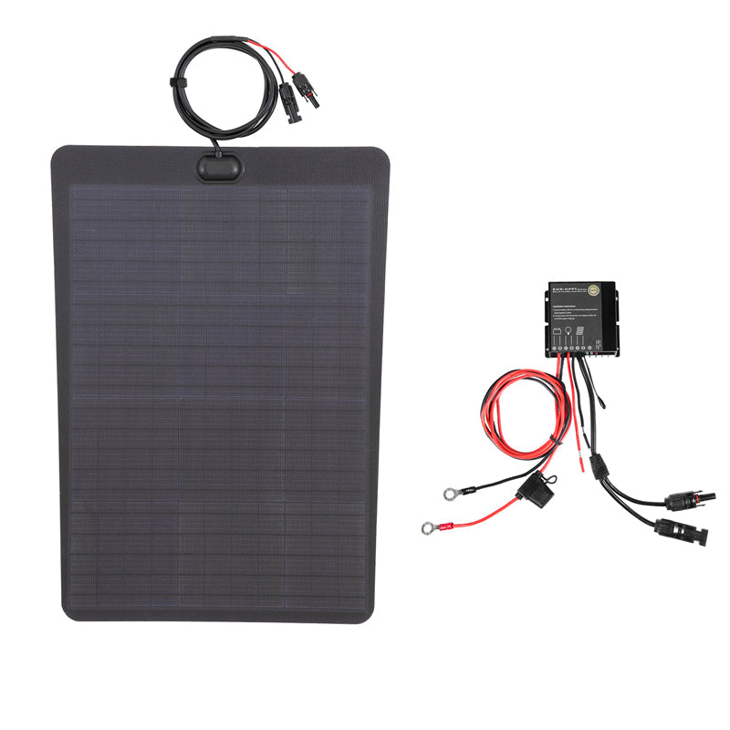 Ram SRT 1500 (2009-2019) Lensun 60W Hood Flexible Solar Panel