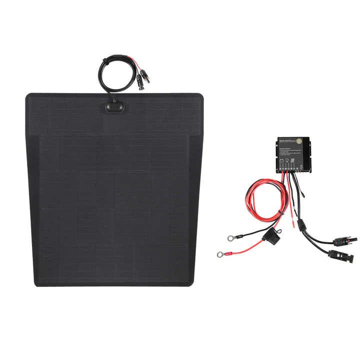 Ford F-150 Platinum (2023 to Present) Lensun 100W Hood Solar Panel