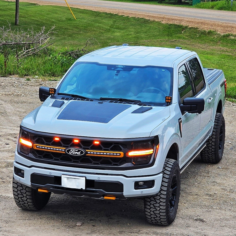 Ford F-150 Tremor (2021-Present) Lensun 100W Hood Solar Panel