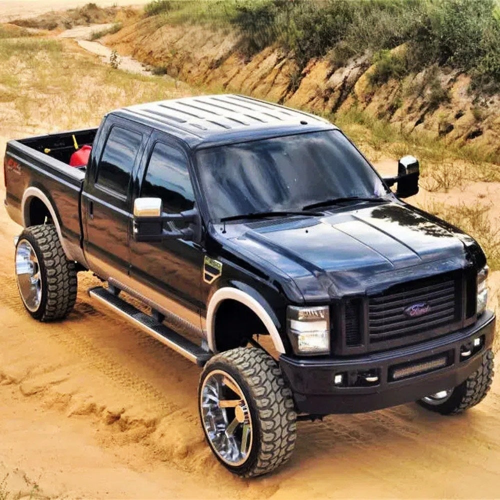 Ford Super Duty 2nd Gen(2008-2011) F250 Lensun 130W Hood Solar Panel