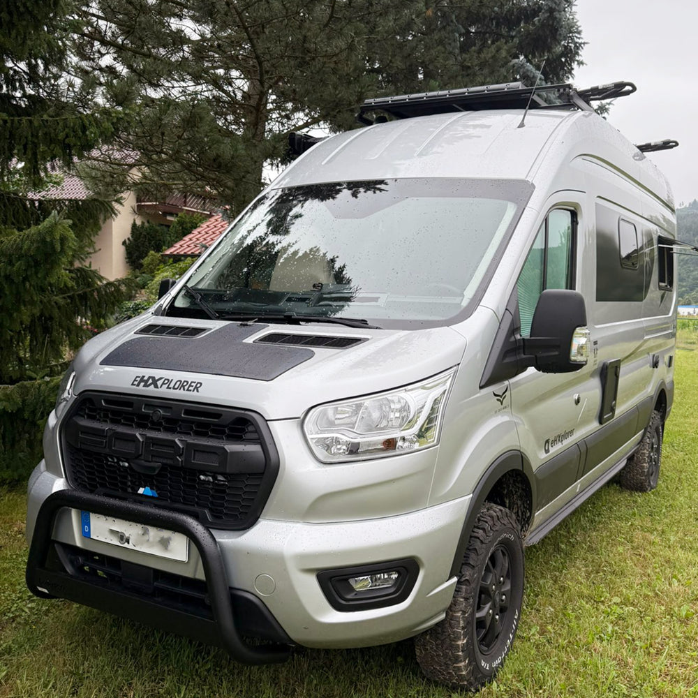 Ford Transit Cargo Lensun 45W 12V Hood Flexible Solar Panel