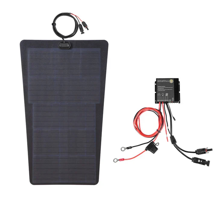 Ford F-150 4th Gen (2021-Present) Lensun 75W Hood Flexible Solar Panel