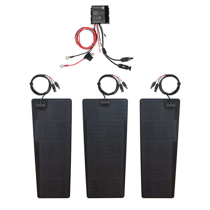Ford Ranger T6 PX (2015–2022) Lensun 115W Bonnet Flexible Solar Panel