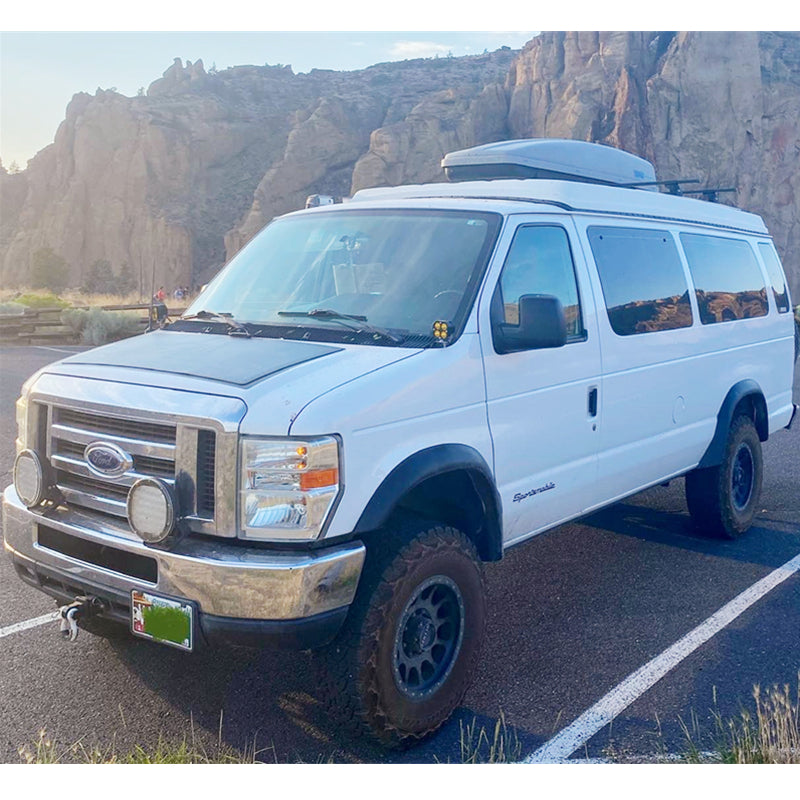 Ford Cargo Van (2008-Present) E250 E350 Lensun 110W Hood Solar Panel