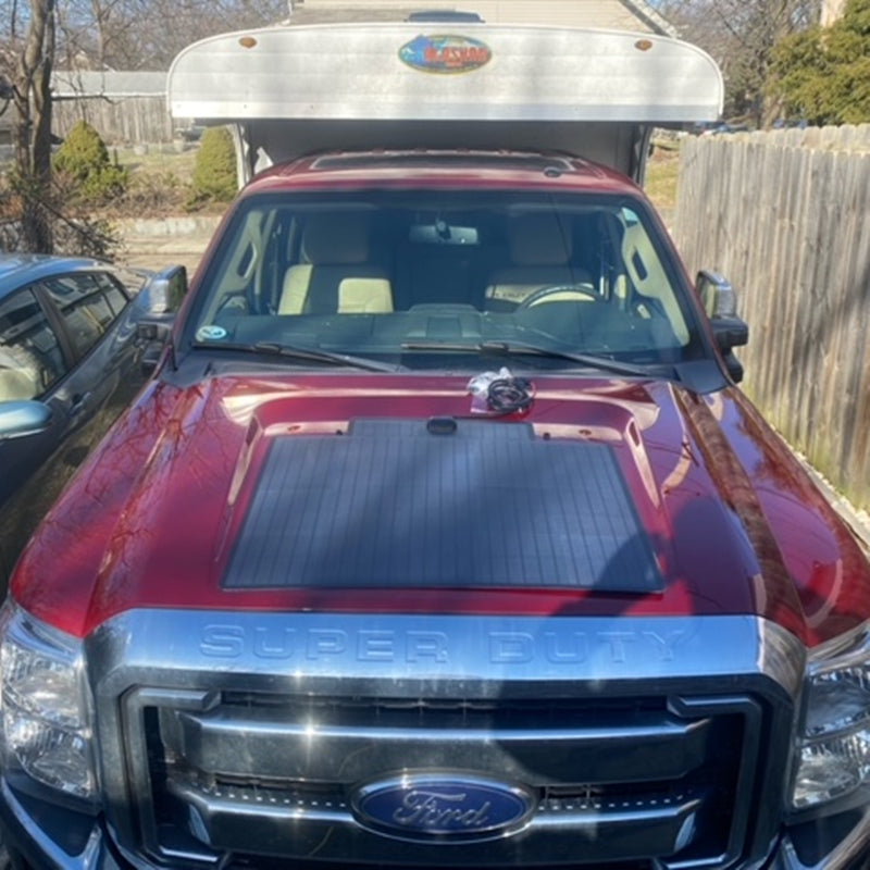 Ford Super Duty 3rd Gen(2011-2016) Lensun 95W Hood Solar Panel
