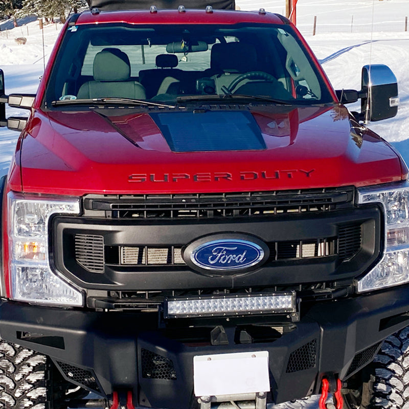 Ford Super Duty 4th Gen(2017-2022) F250 Lensun 70W Hood Solar Panel