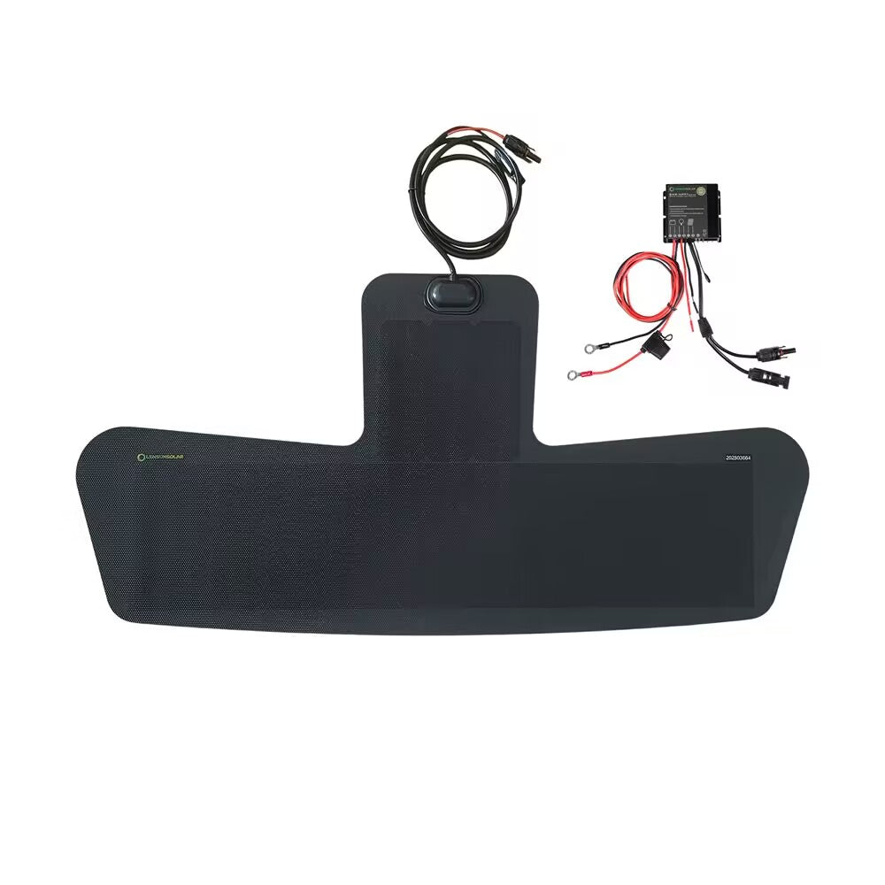 Ford Transit Cargo Lensun 45W 12V Hood Flexible Solar Panel