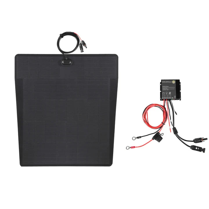 GMC Sierra 2500HD (2020-Present) Lensun 100W Hood Flexible Solar Panel