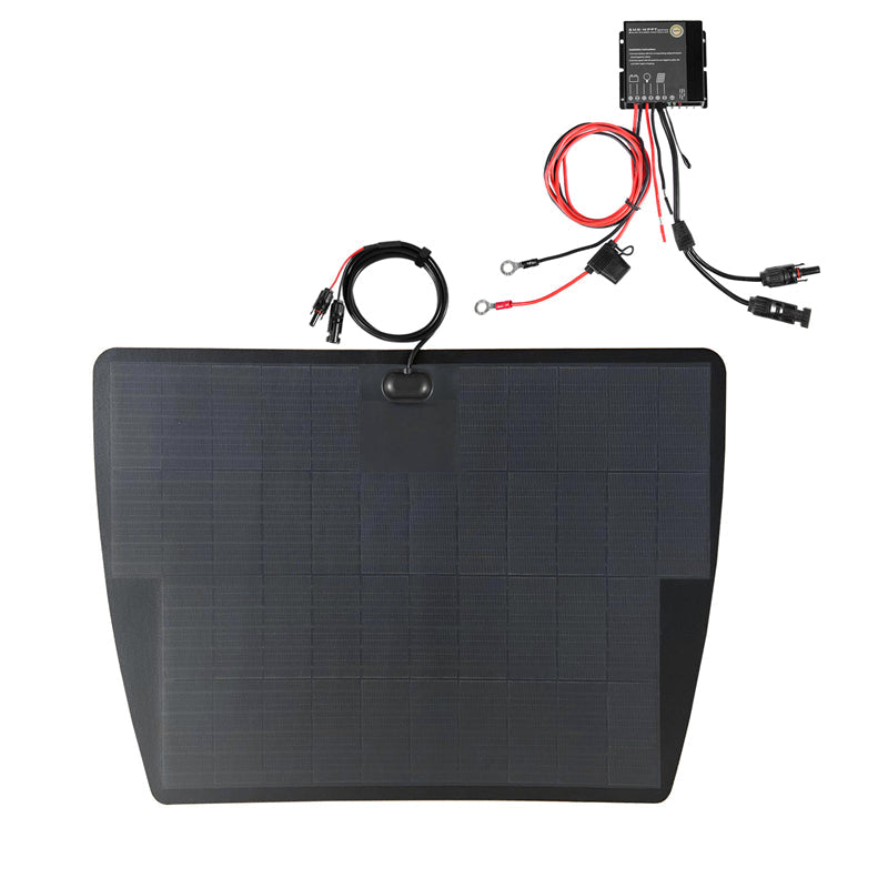 GMC Yukon XL (2000-2014) Lensun 100W 12V Hood Flexible Solar Panel