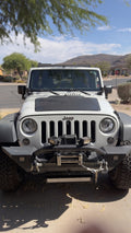 Jeep Wrangler JK 105W Hood Flexible Solar Panel