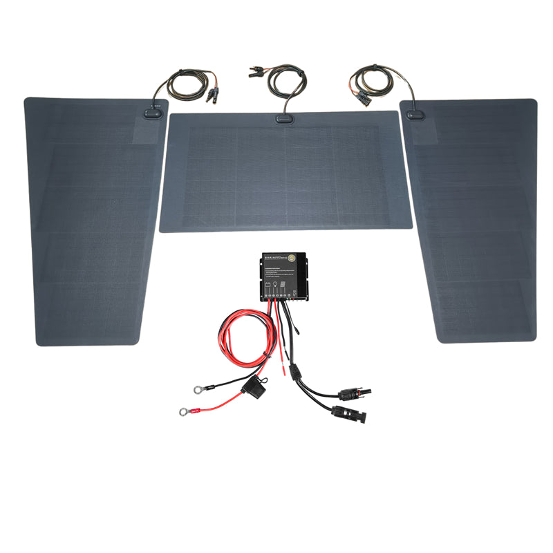 Hummer H2 Lensun 135W 12V Hood/Bonnet Flexible Solar Panel