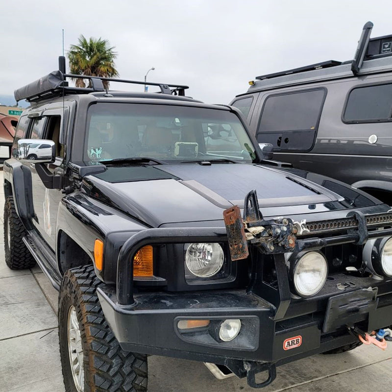 Hummer H3 Lensun 120W 12V Hood/Bonnet Flexible Solar Panel