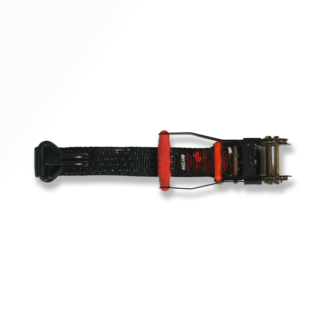 4xSolar - 2" x 10' Ratchet Tie-Down (Closed hook) and 2'' x 39'' Axle Tie-Down Set (Pack of 4) (Lifetime Warranty) - Off-Grid & Overland Power
