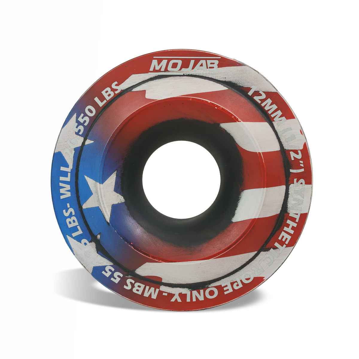 4xSolar - American Flag XL Snatch ring (diameter 4.7'') - Off-Grid & Overland Power