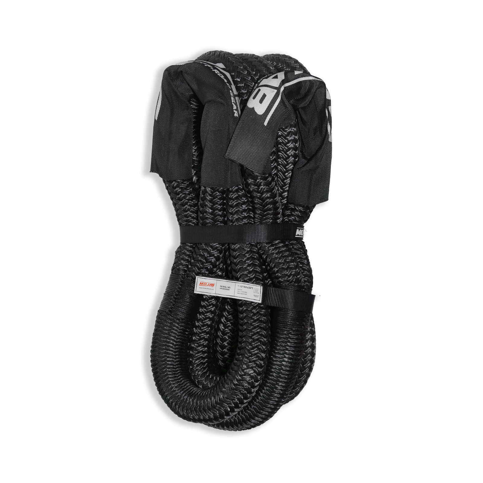 4xSolar - 1-1/2”x 30’ Heavy duty Kinetic rope - Off-Grid & Overland Power