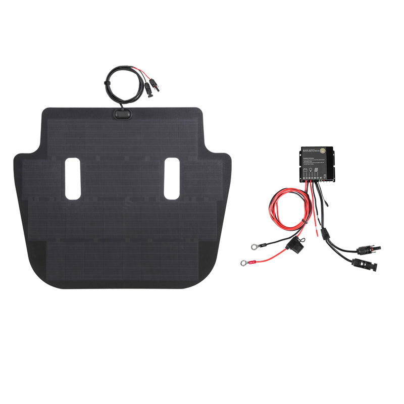 Jeep Wrangler JL (2018-Present) Lensun 90W Hood Flexible Solar Panel