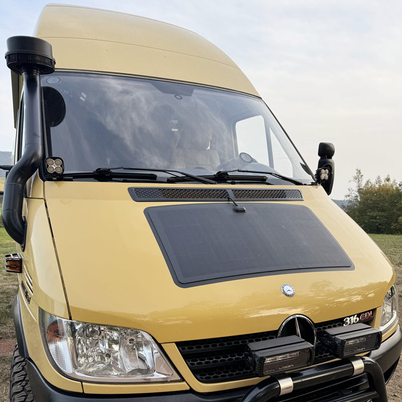 Mercedes-Benz Sprinter 1st Gen(1996-2006) Lensun 70W Bonnet Solar Panel