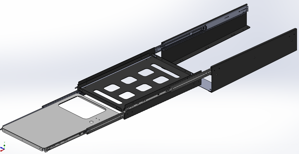Kitchen Slide, Double Stack