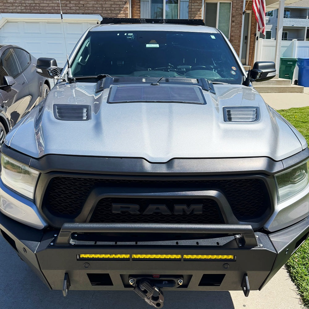 Ram 1500 Rebel 5th Gen(2019-Present) Lensun 45W Hood Solar Panel