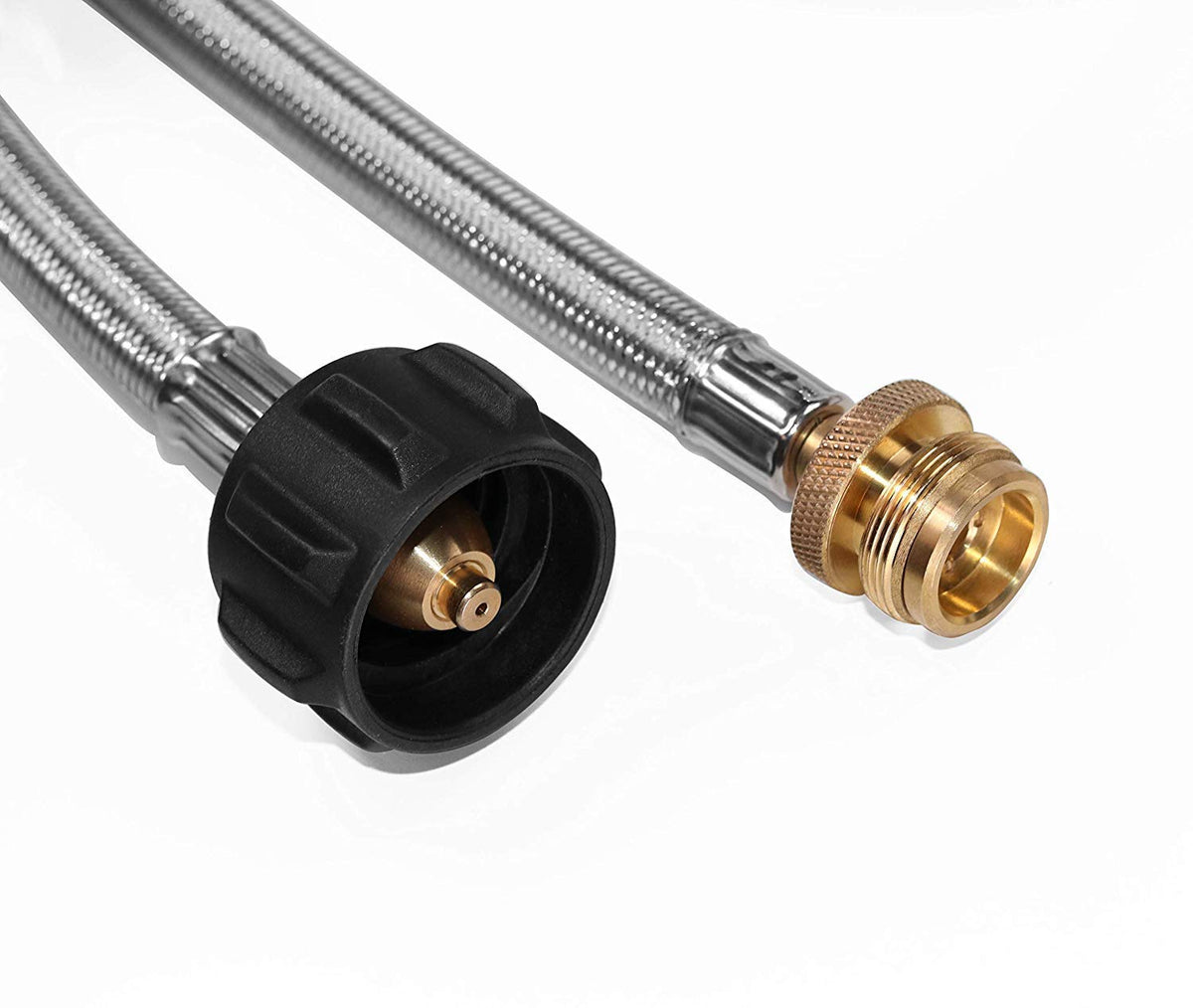 Adapter Hose 1 lb to 20 lb Converter SS Braided line for propane - Free Shipping