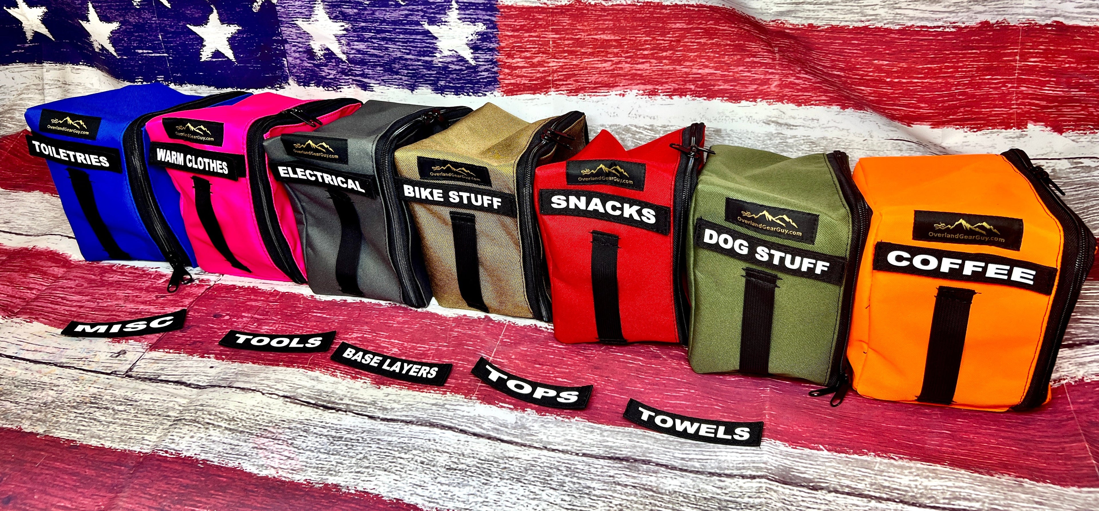 Storyteller Overhead Cabinet Storage Bags
