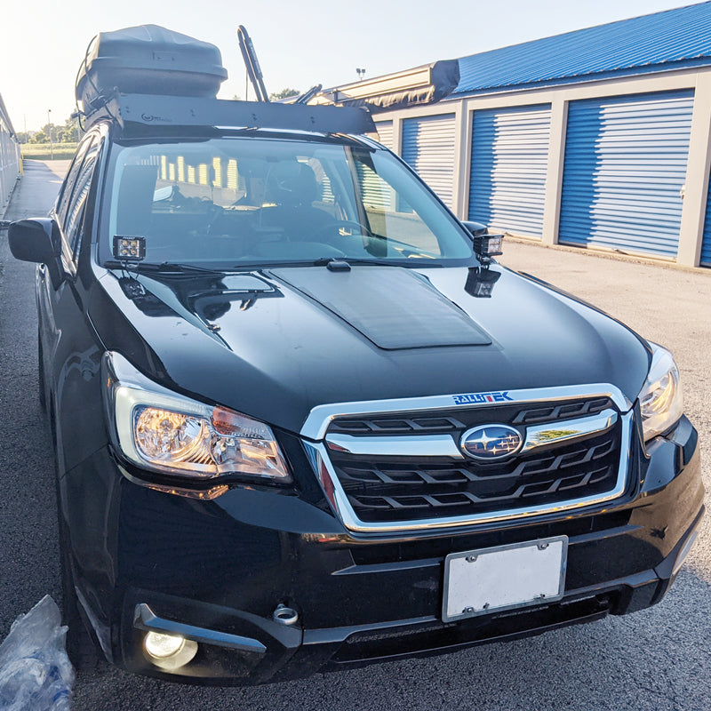 Subaru Forester 4th Gen(2014-2018) Lensun 50W Hood Flexible Solar Panel