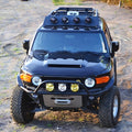 Toyota FJ Cruiser with Scoop(RK Sport) Lensun 60W Hood Solar Panel