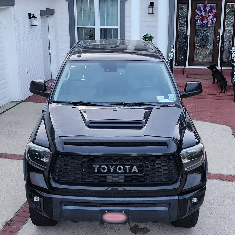 Toyota Tundra TRD Pro with Scoop 2nd Gen (2014-2021) Lensun 90W Hood Solar Panel