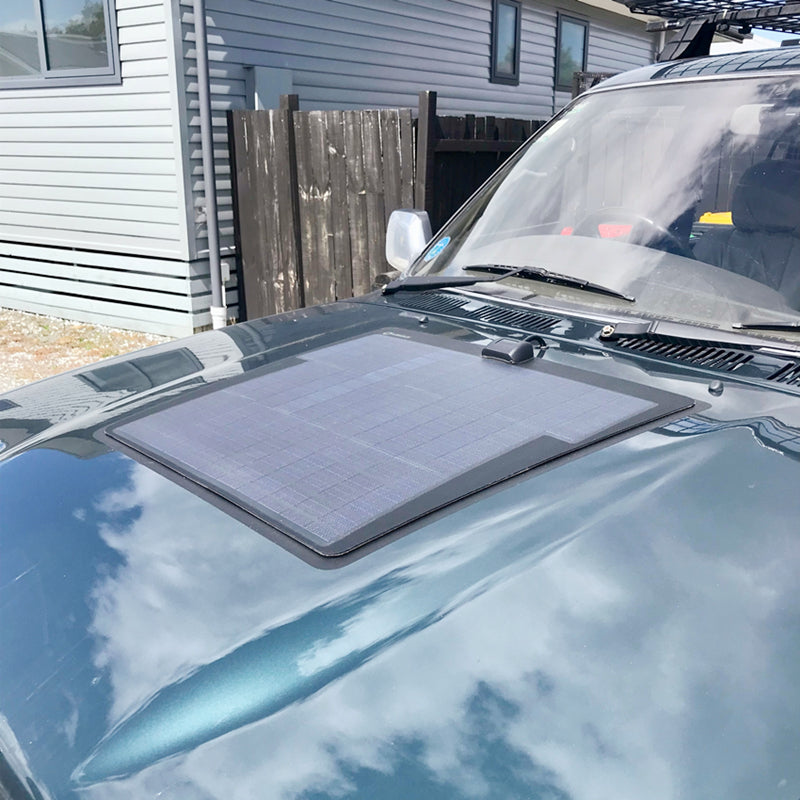 Toyota 4Runner 2nd Gen(1989-1995) Lensun 45W Hood Flexible Solar Panel