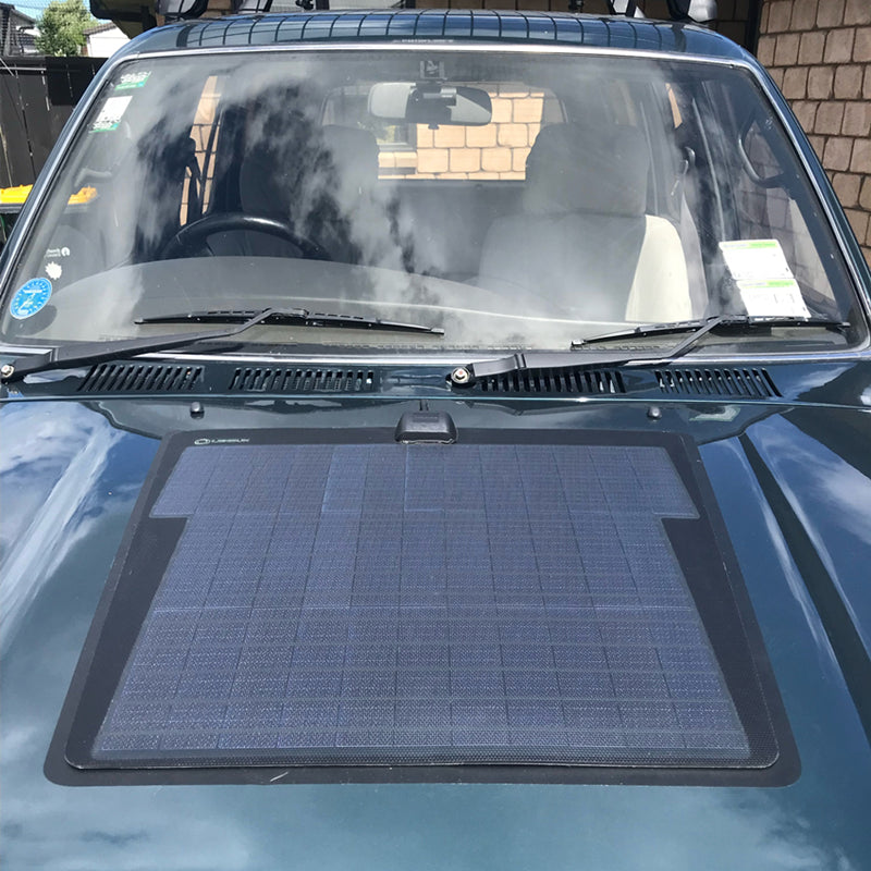 Toyota 4Runner 2nd Gen(1989-1995) Lensun 45W Hood Flexible Solar Panel