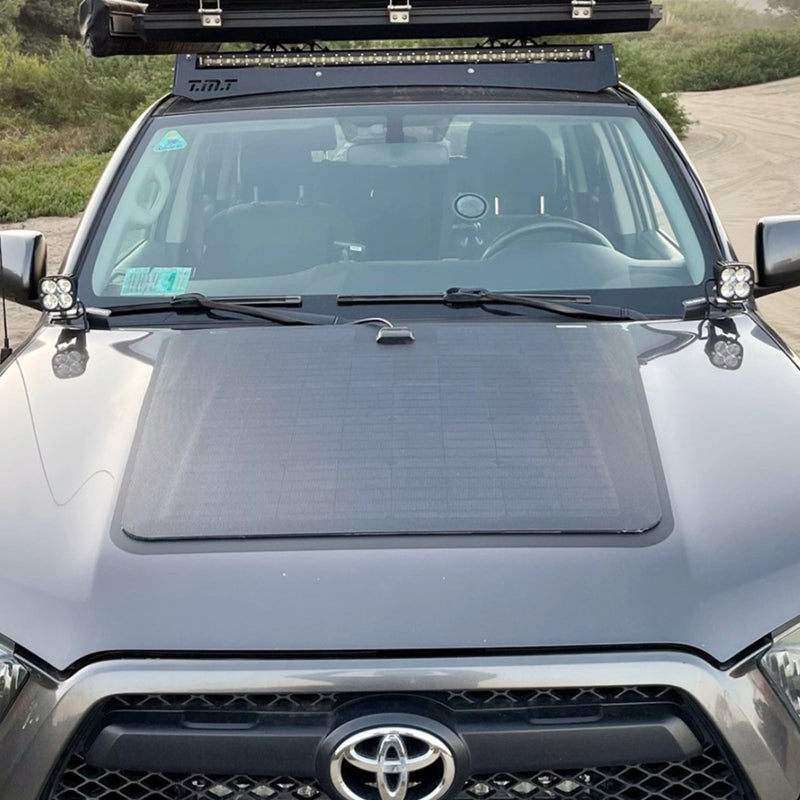 Toyota 4Runner 4th&5th Gen (2003-2024) Lensun 100W Hood Flexible Solar Panel