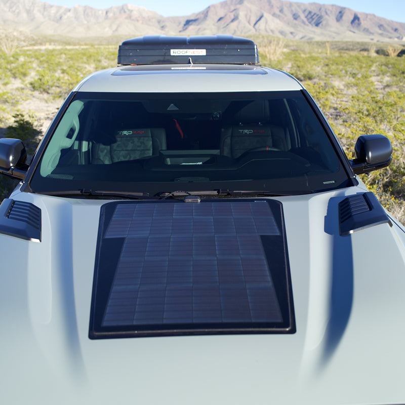 Toyota Tundra 3rd Gen (2022-Present) Lensun 95W 12V Hood Flexible Solar Panel