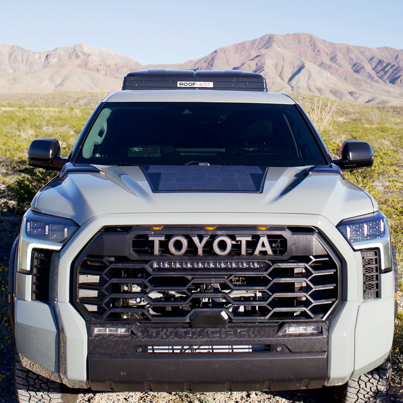 Toyota Tundra 3rd Gen (2022-Present) Lensun 95W 12V Hood Flexible Solar Panel