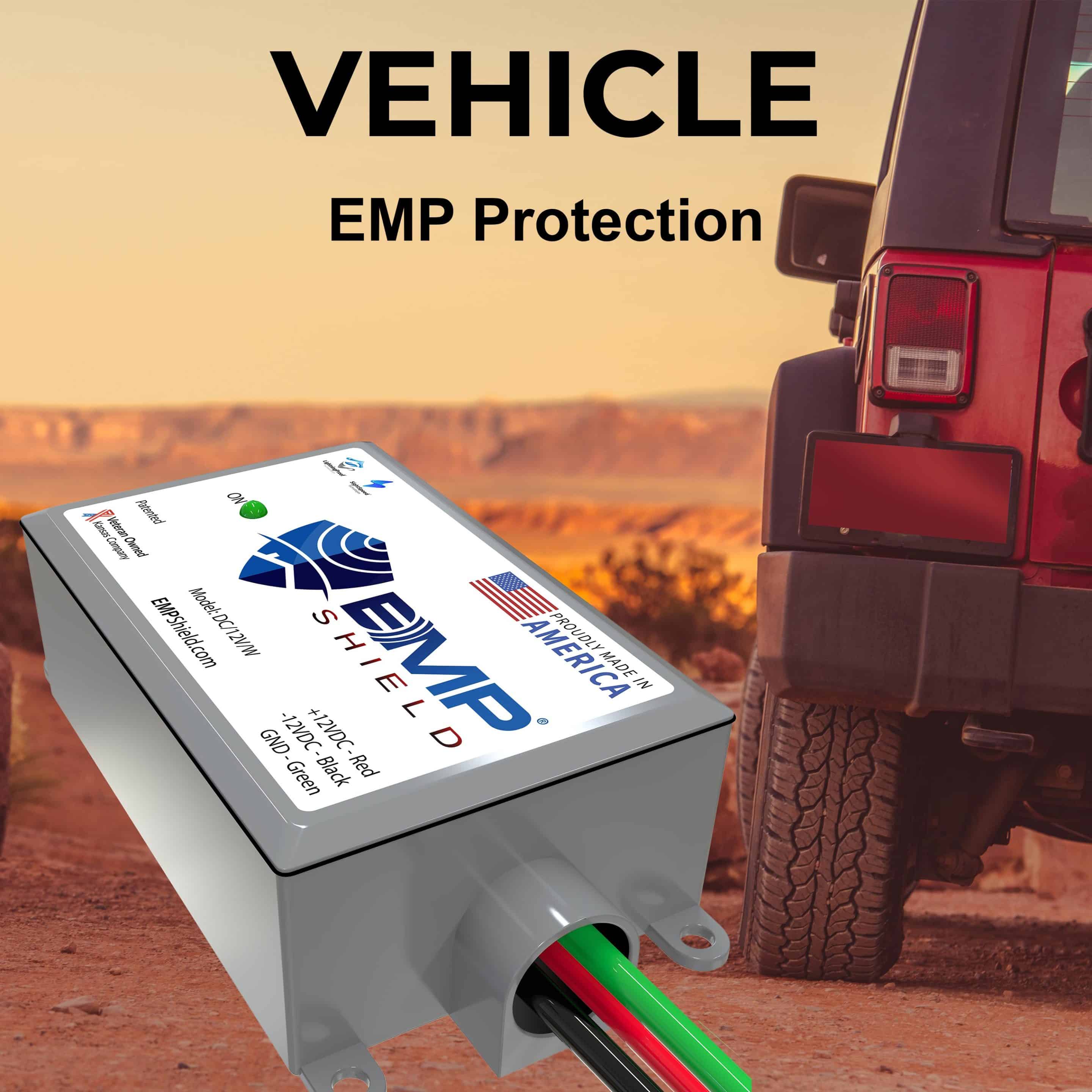 EMP Shield — Vehicle EMP & Lightning Protection (DC-12V-W)