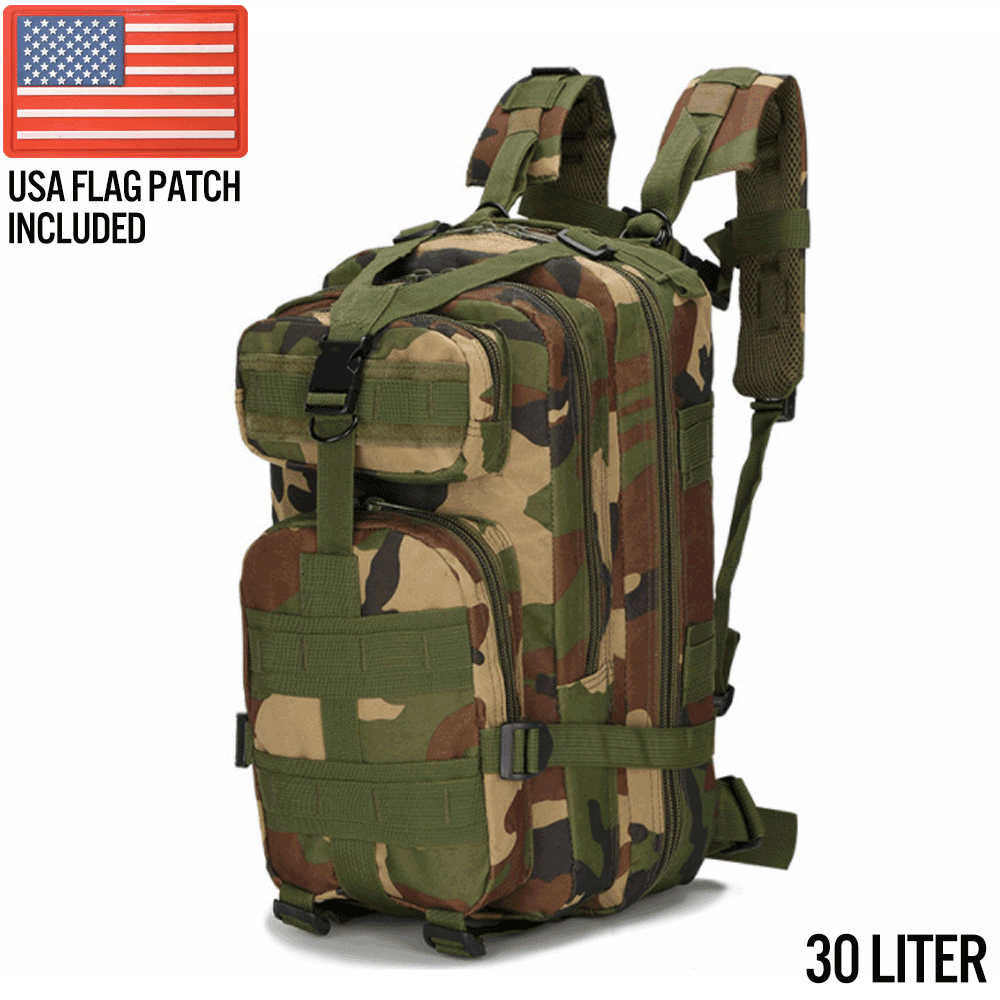XG-MB30 - Small Tactical Backpack Survival Assault Bag 30 Liter